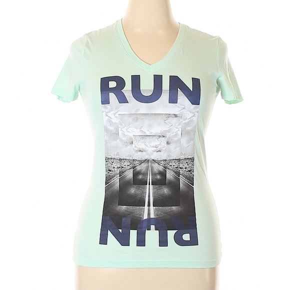 adidas Tops - Adidas Graphic Light Blue Active Tee adidas Tops - Adidas Graphic Light Blue Active Tee